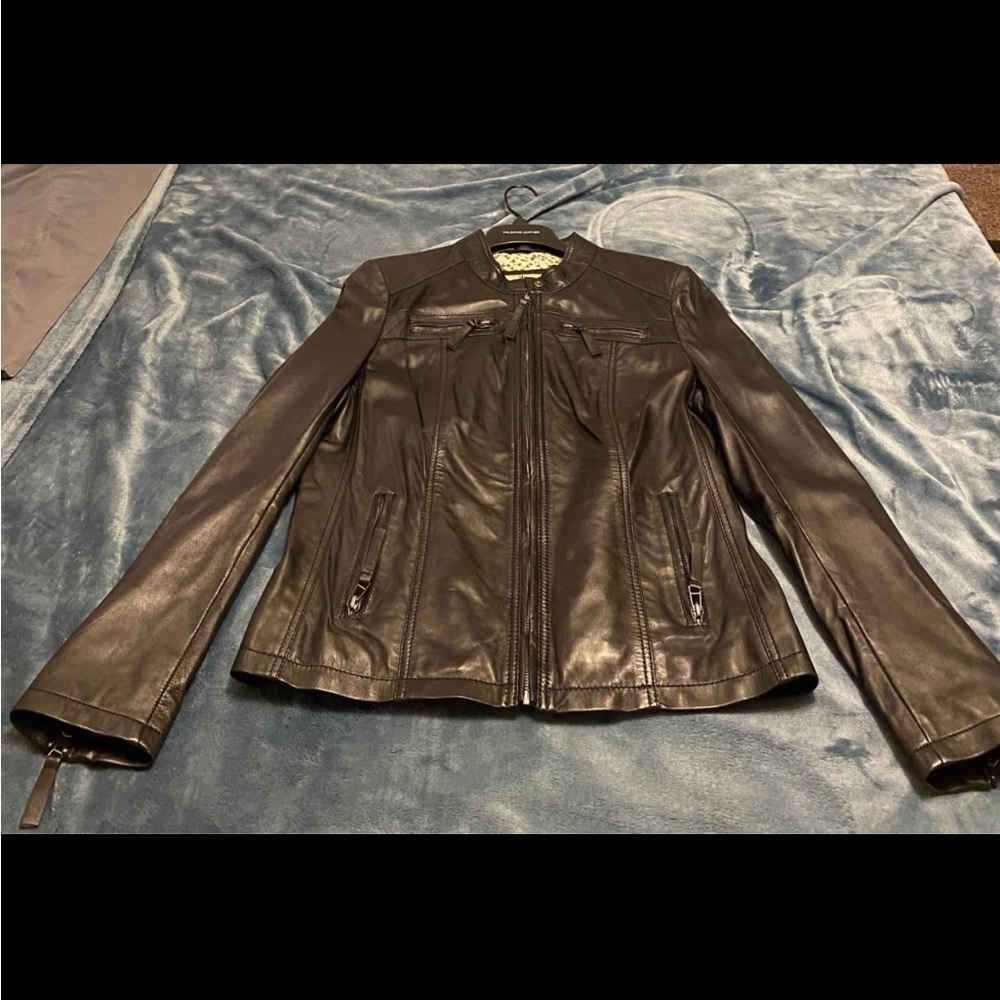 Wilson Women's Black Leather Jacket